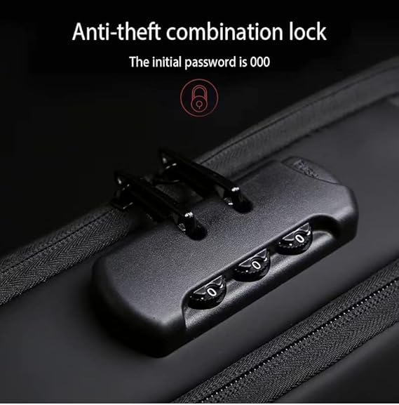 Anti Theft Sling Bag with USB Charging