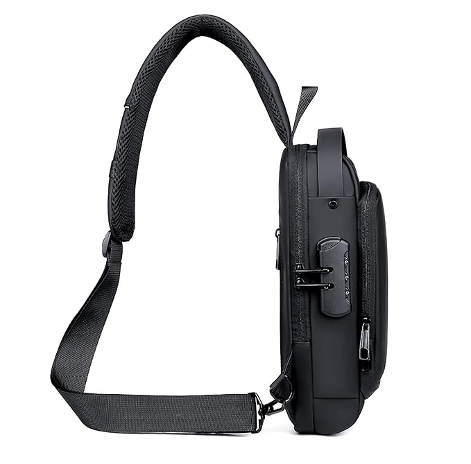 Anti Theft Sling Bag with USB Charging
