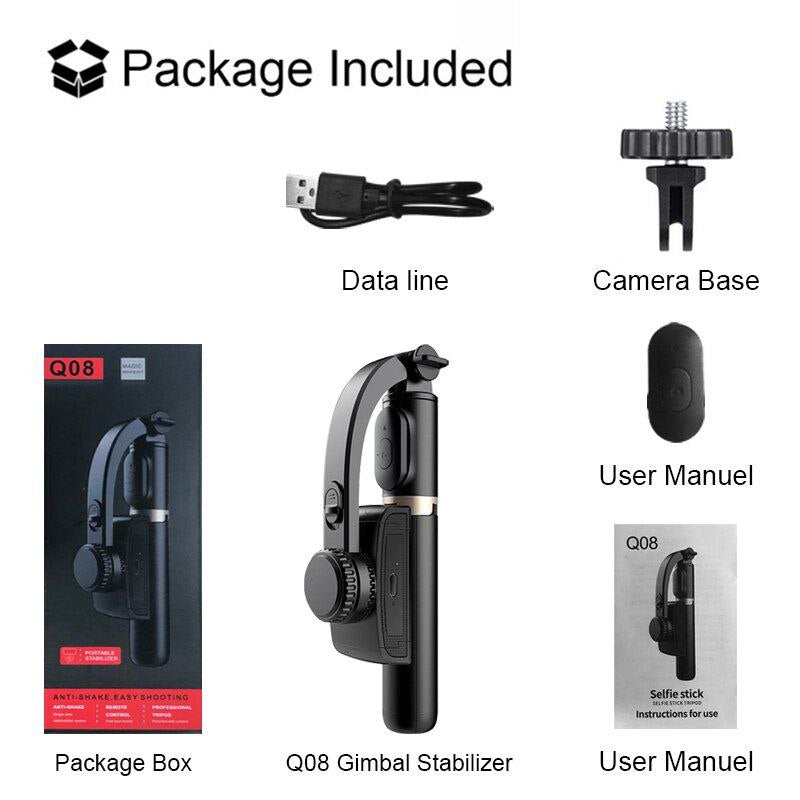 Gimbal Stabilizer 3-in-1