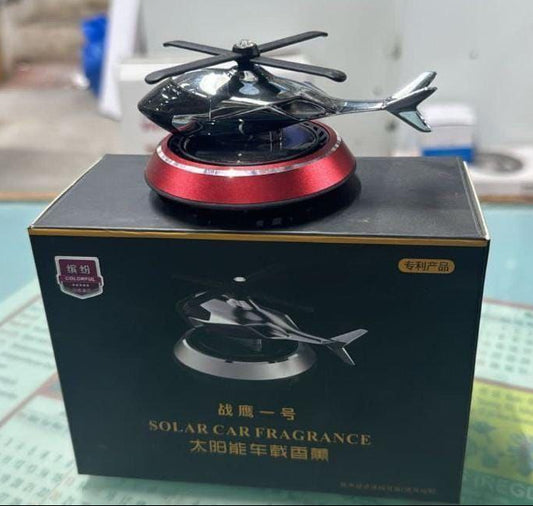 Solar Car Helicopter | Helicopter Car Air Freshener | Rotating Solar Car Helicopter | Solar Car Freshener | Solar Powered Helicopter Car Perfume Diffuser | Dynamic Solar Powered Helicopter | Innovative Solar Car Air Freshener | Solar Car Dashboard Helicopter | Solar Car Air Purifier | Stylish Autorotation Decoration For Car Interio